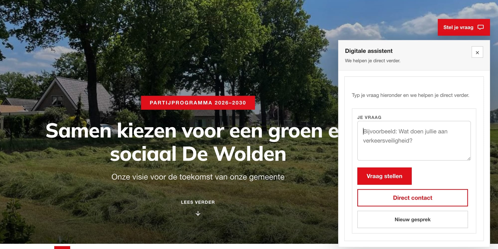 Article image for the GroenLinks-PvdA De Wolden assistant and accessible programme story